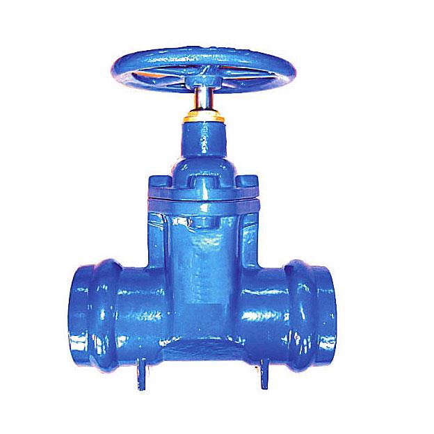 Resilient seated gate valve, NRS, Socket End, PN10/PN16