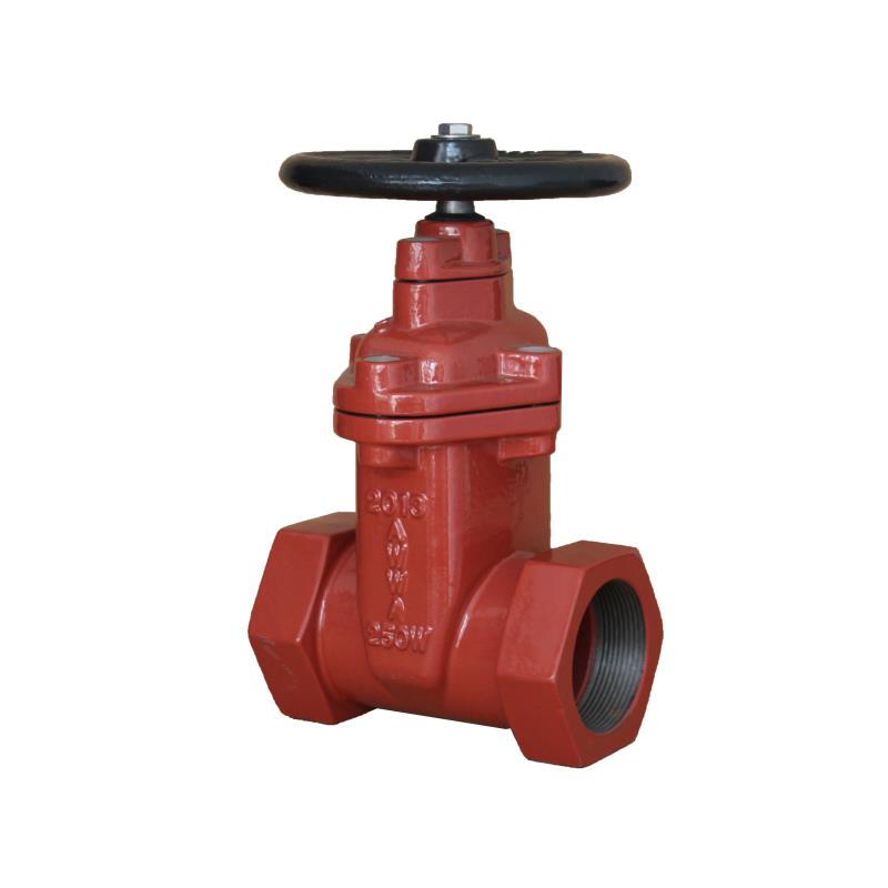 AWWA Resilient seated gate valve, NRS, Threaded End